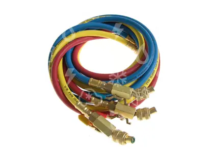 hadice s ventily MASTERCOOL sada 3 x 1,5 m, 1/4